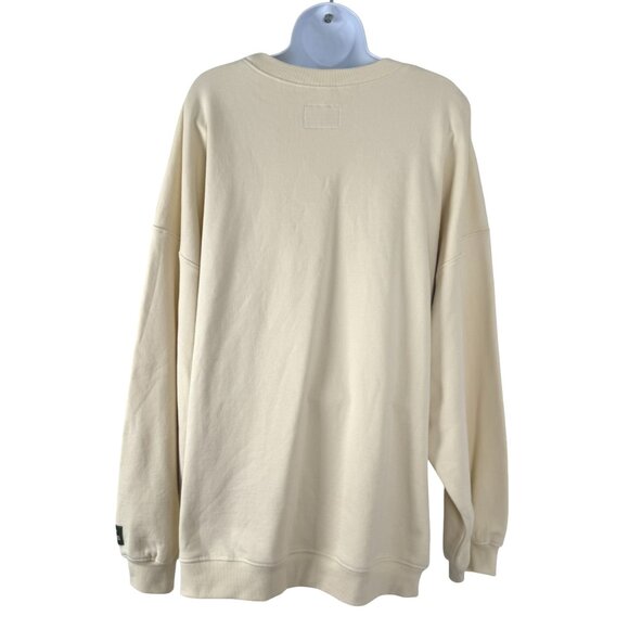 Daily Drills Curateur Oversized‎ Sweatshirt Womens M/L Ivory Cream NWT TP-3428 - Picture 6 of 11